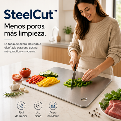 SteelCut™ - Menos poros, más limpieza.