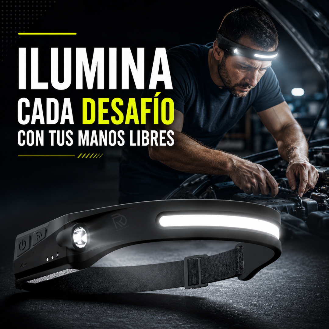 VisionBand Pro™ - Una linterna diseñada para cualquier desafío.