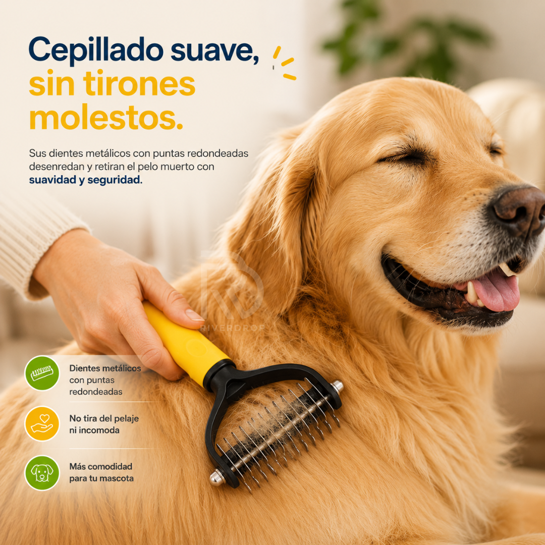 PetBrush Roller™ - Tu mascota más cómoda en cada cepillado.