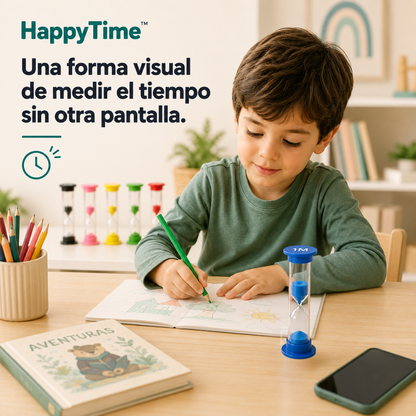 HappyTime™ - Ellos ven el tiempo. Tú dejas de repetirlo.