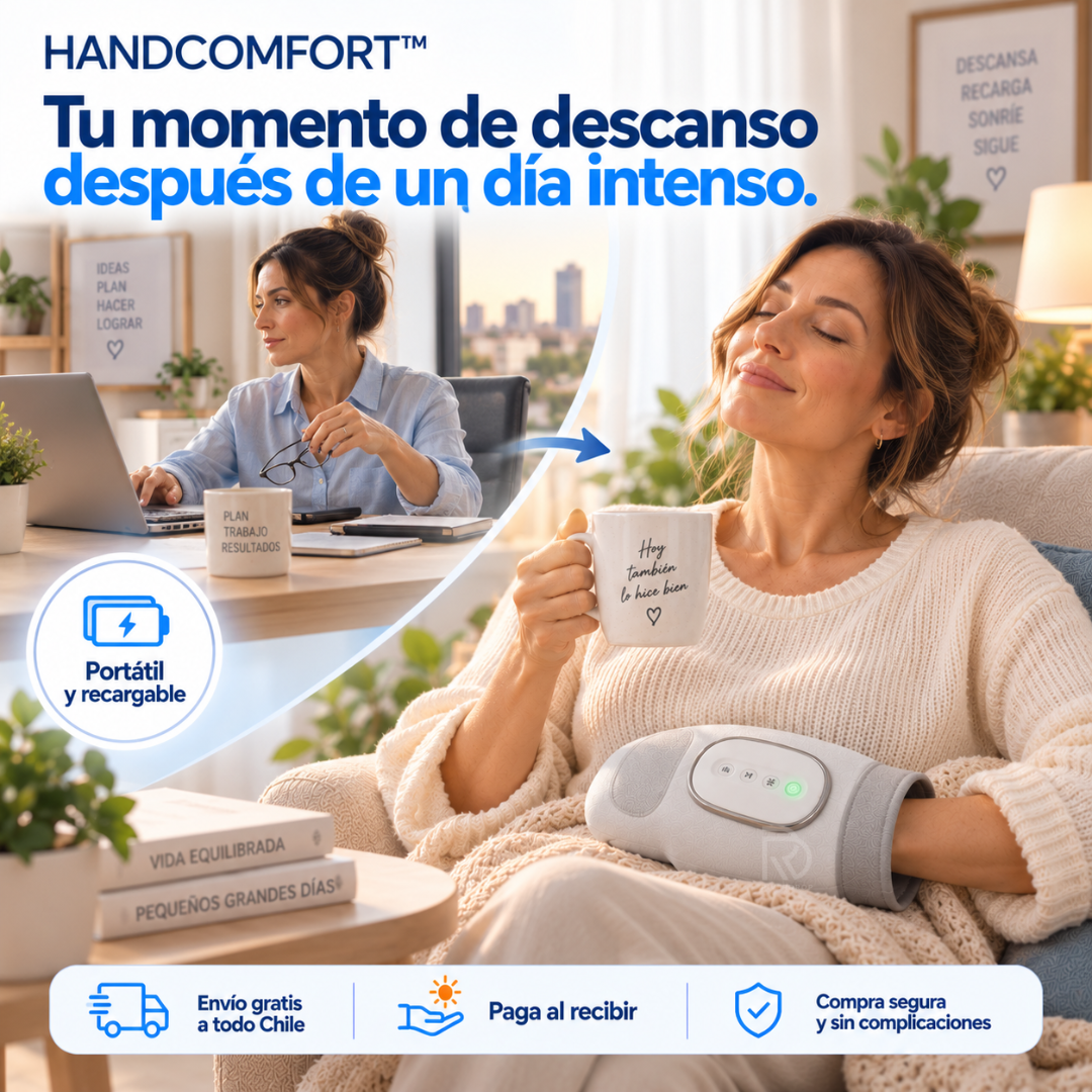 HandComfort™ - Dale a tus manos el descanso que se merecen.