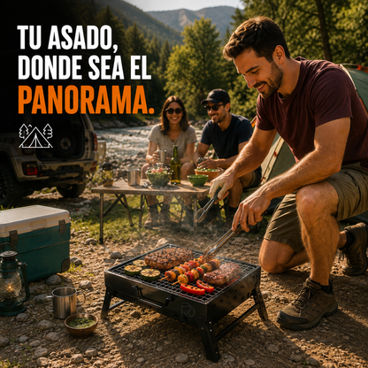 Parrilla CampGo™ - Donde armes el panorama, armas el asado.