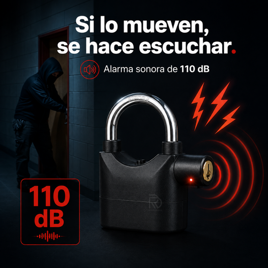 AlertaLock™ - Si lo intentan forzar, se hace escuchar.