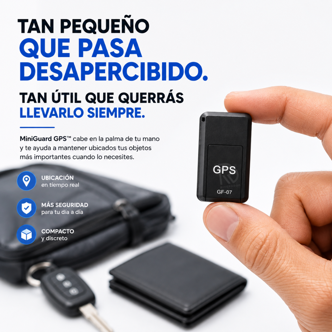 MiniGuard GPS™ - No pierdas de vista lo que más valoras.