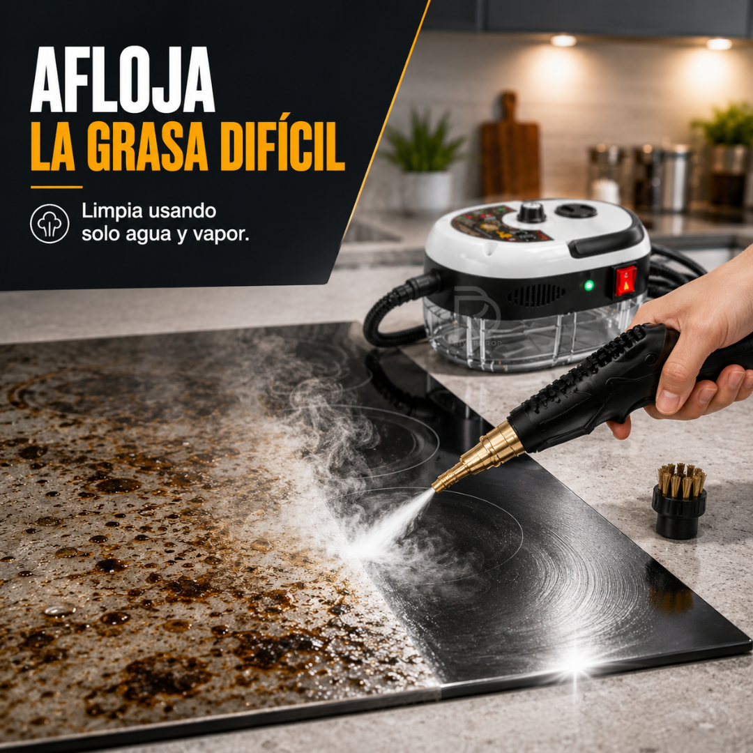 SteamMaster™ - Olvídate de los químicos. Deja que el vapor haga el trabajo.