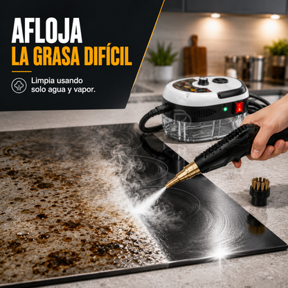 SteamMaster™ - Olvídate de los químicos. Deja que el vapor haga el trabajo.