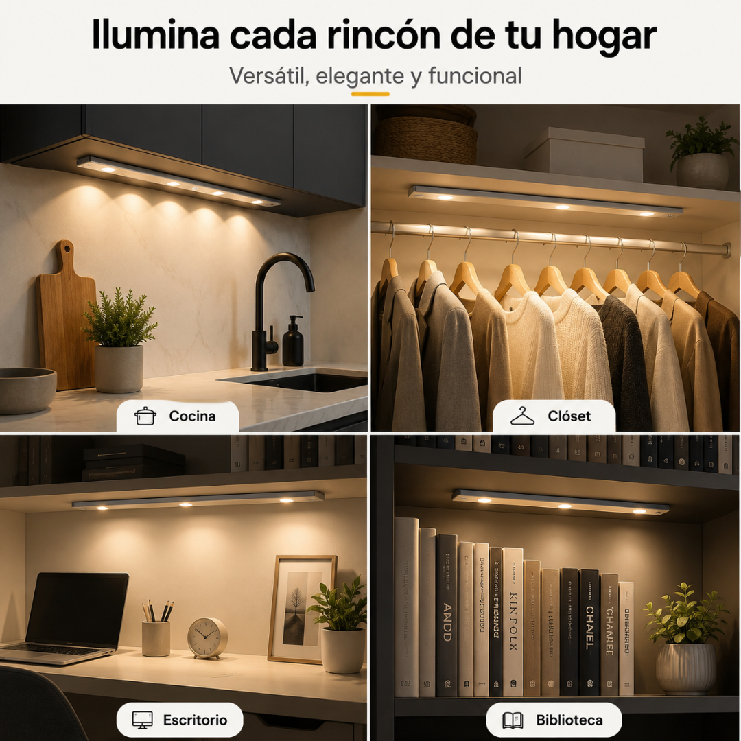 GlowLine LED™ - Una luz elegante que transforma cualquier espacio.