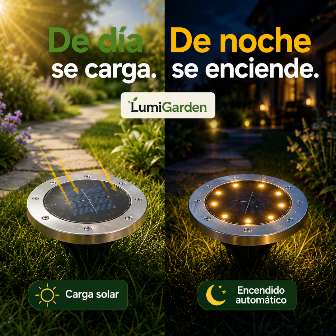 LumiGarden™ - Dale vida a tus exteriores con la energía del sol.