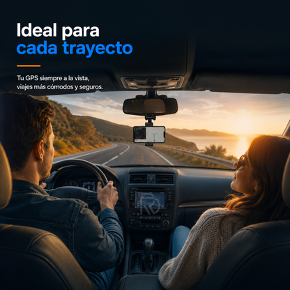 MirrorGrip™ - Conduce con el GPS donde realmente lo necesitas.