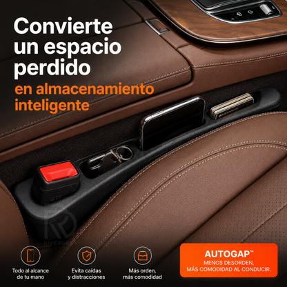 AutoGap™ - Menos desorden, más comodidad al conducir.