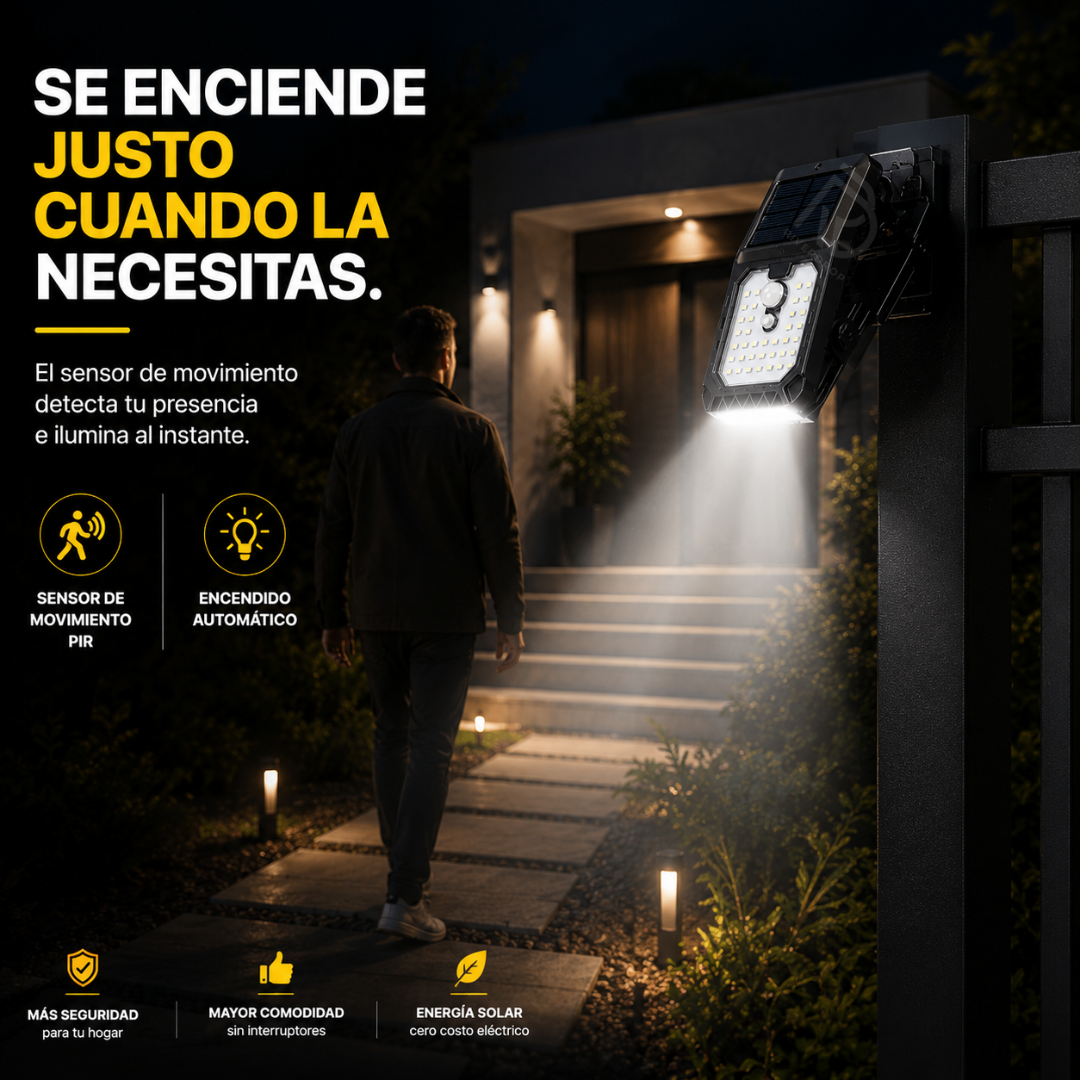 SolarClip™ - Ilumina donde quieras, sin cables ni complicaciones.