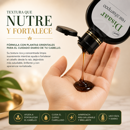Disaar Hair Care™ - Recupera la apariencia de un cabello más fuerte y saludable.