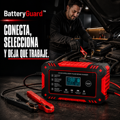 BatteryGuard™ - Conecta, selecciona y deja que trabaje.