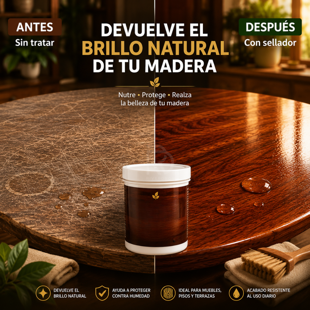 RenovaWood™ - Recupera el color natural de cada veta.
