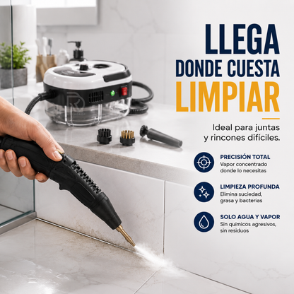 SteamMaster™ - Olvídate de los químicos. Deja que el vapor haga el trabajo.
