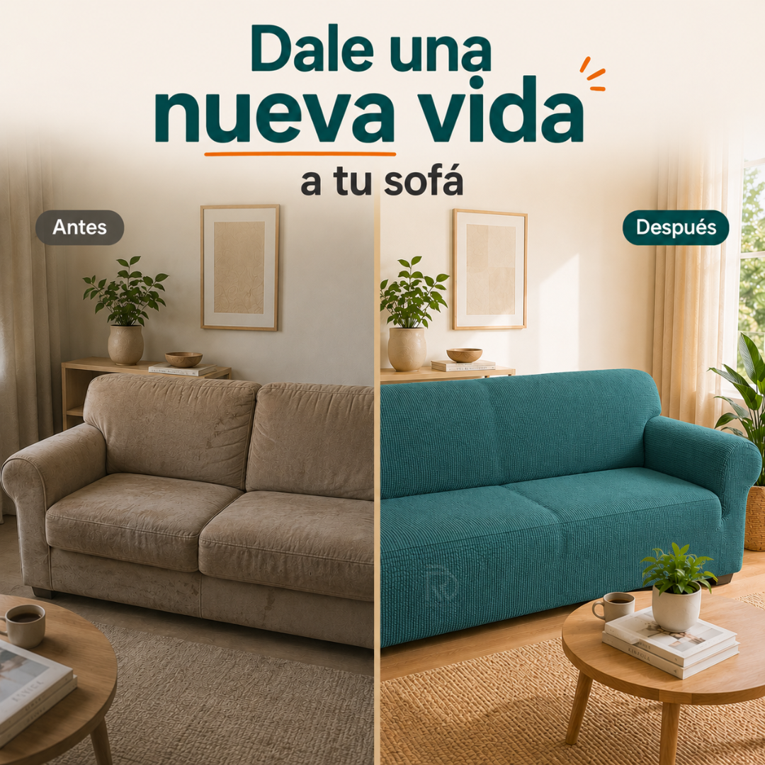 SofaGuard™ - Renueva tu sala con una sola funda.