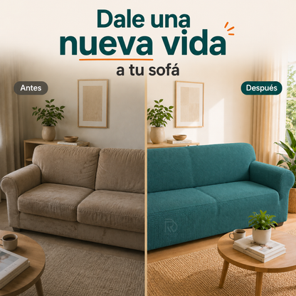 SofaGuard™ - Renueva tu sala con una sola funda.