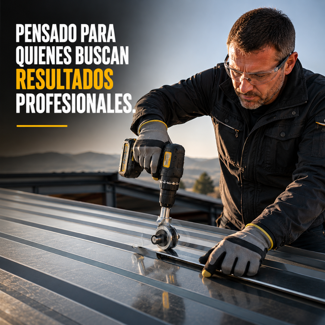 MetalCut Pro™ - Corta láminas metálicas con precisión profesional.