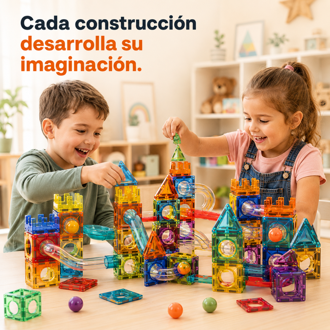 Magnetix Blocks™ - Crea mundos infinitos con cada pieza.