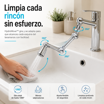 HydroMove™ - Lleva el agua exactamente donde la necesitas.