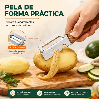 CortaFácil 3en1™ - Prepara tus verduras de forma rápida, práctica y uniforme.