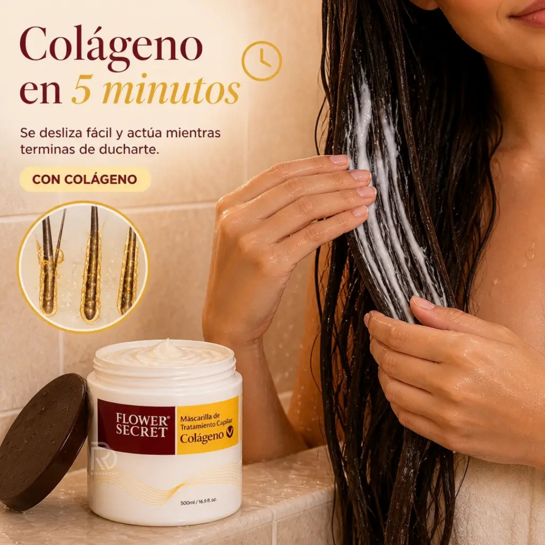 Flower Secret™ - El colágeno que tu pelo estaba pidiendo.