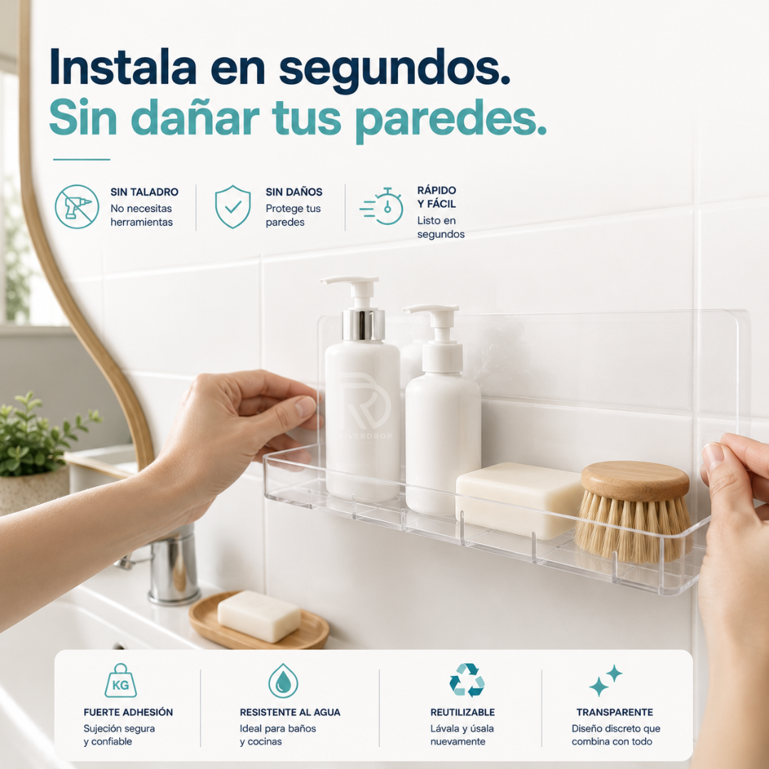 PowerTape™ - Olvídate de clavos, tornillos y perforaciones.