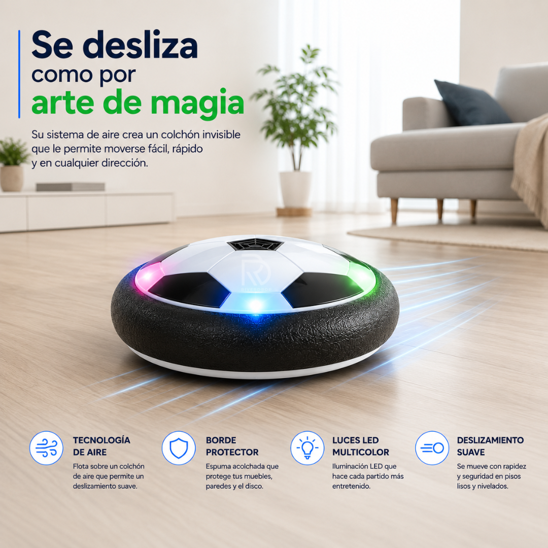 AirGoal Pro™ - La diversión del fútbol llega a cualquier rincón de tu casa.