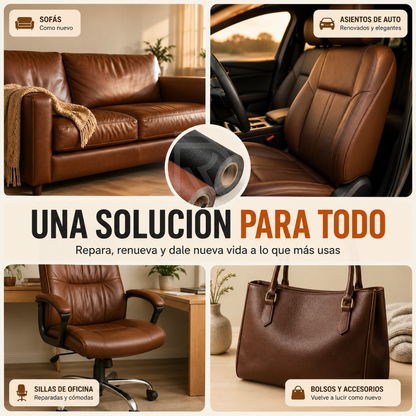 CueroFix™ - Oculta rasgaduras y desgaste en segundos.