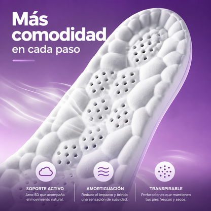 ComfortStep™ 2x1 - Soporte y amortiguación donde más lo necesitas.