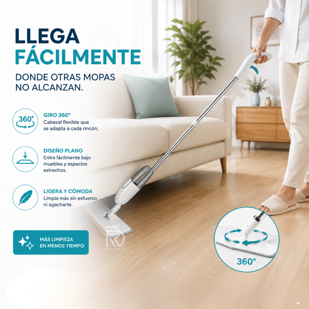 Mopa Express 360™ - Limpieza eficiente para toda la casa.