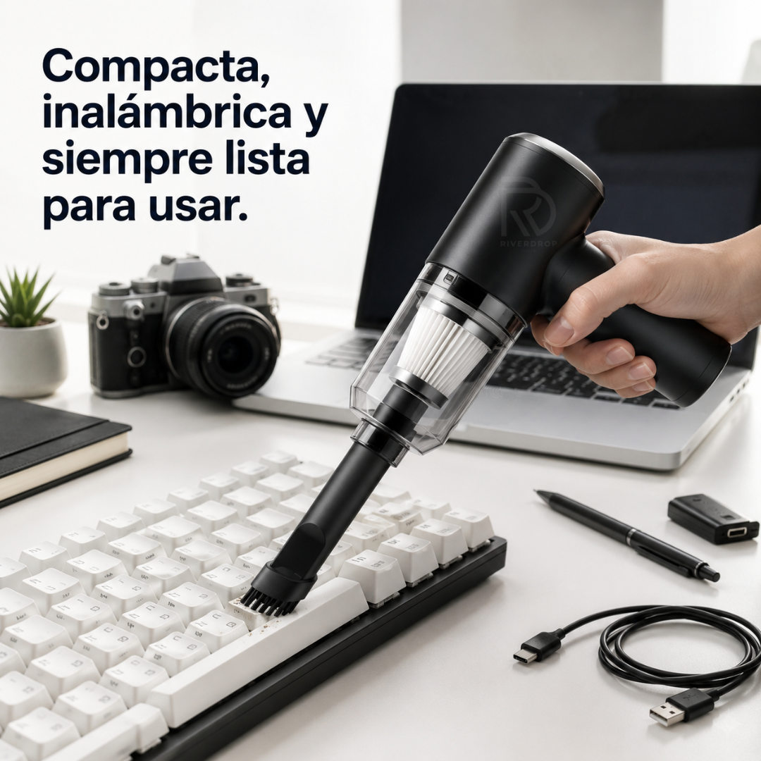 TurboClean X™ - Potencia de limpieza en la palma de tu mano.
