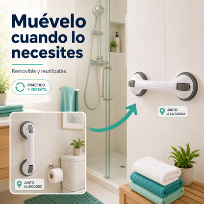 SafeGrip™ - Un punto de apoyo justo donde más lo necesitas.