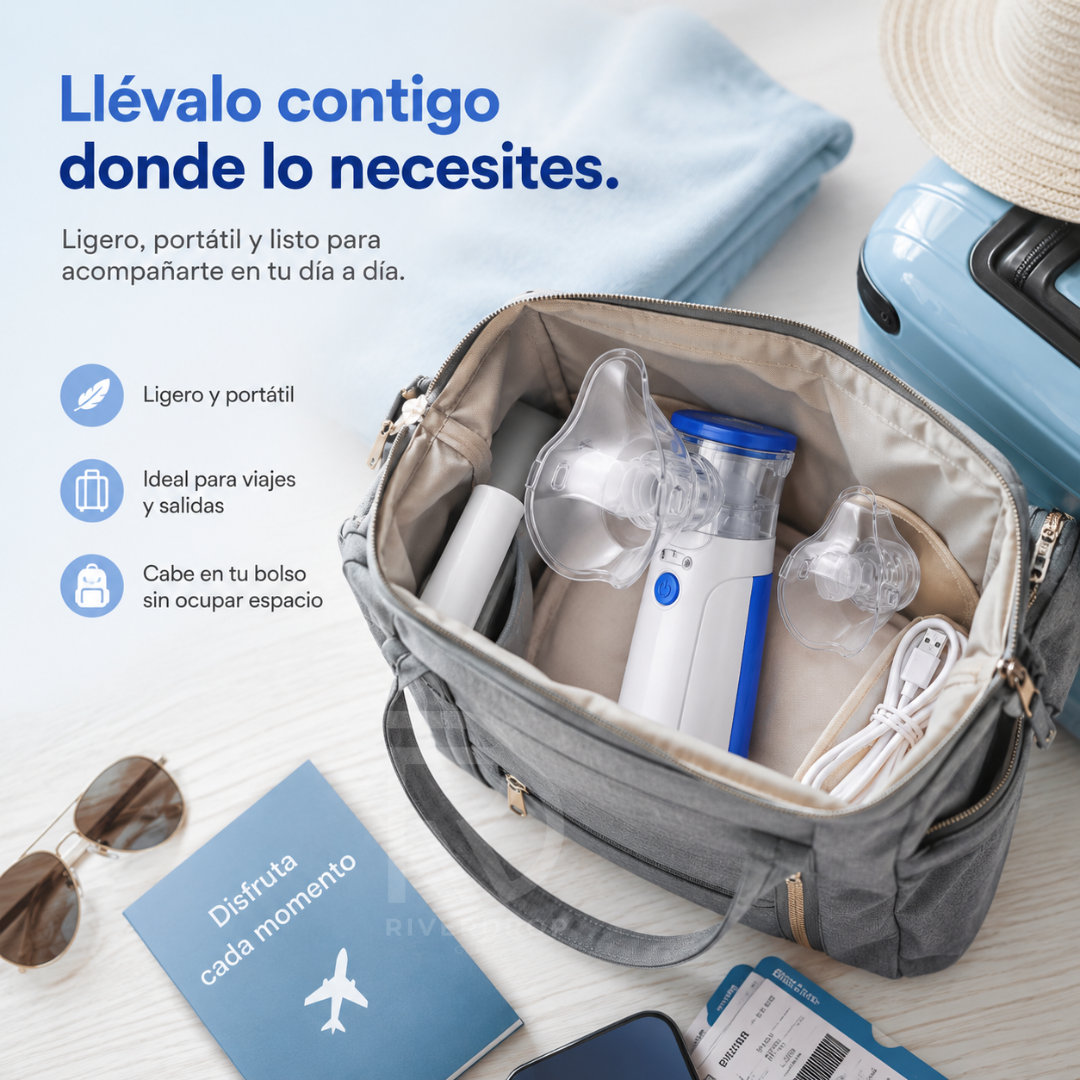 NebuFlex™ - Tu aliado diario para sesiones de nebulización más cómodas.