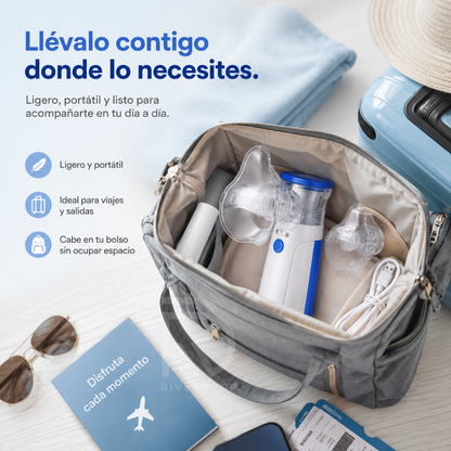 NebuFlex™ - Tu aliado diario para sesiones de nebulización más cómodas.