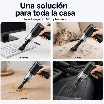 TurboClean X™ - Potencia de limpieza en la palma de tu mano.