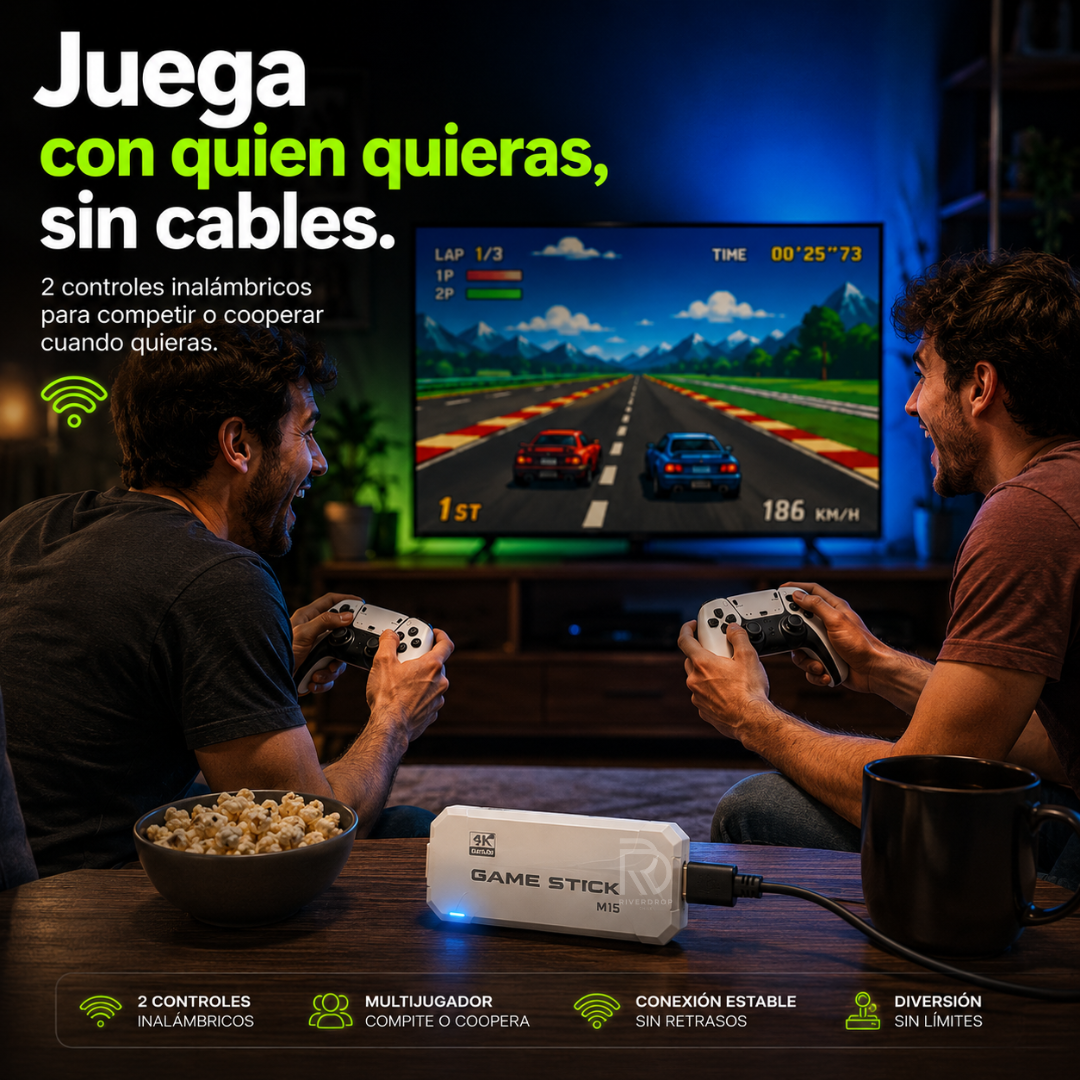 RetroPlay M15™ - Convierte cualquier TV en una consola retro.