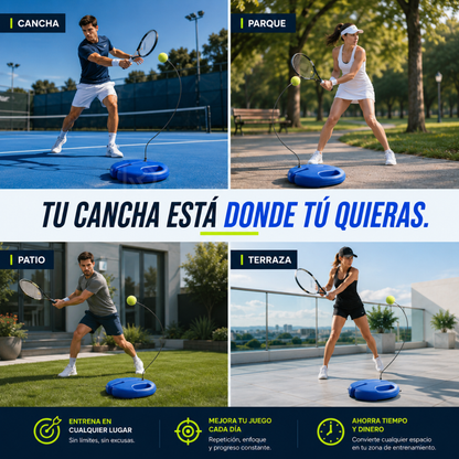 Tennis Flow™ - Tu compañero de entrenamiento, siempre listo.
