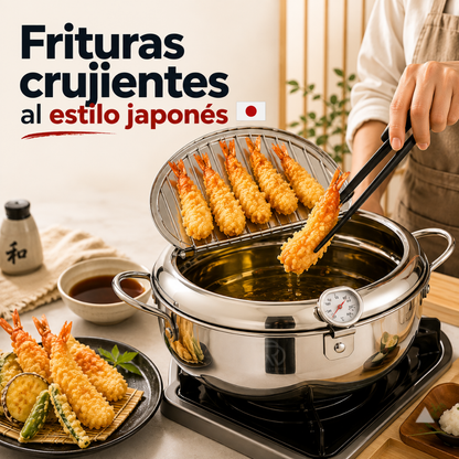 TempuraCook™ - El secreto para frituras crujientes al estilo japonés.