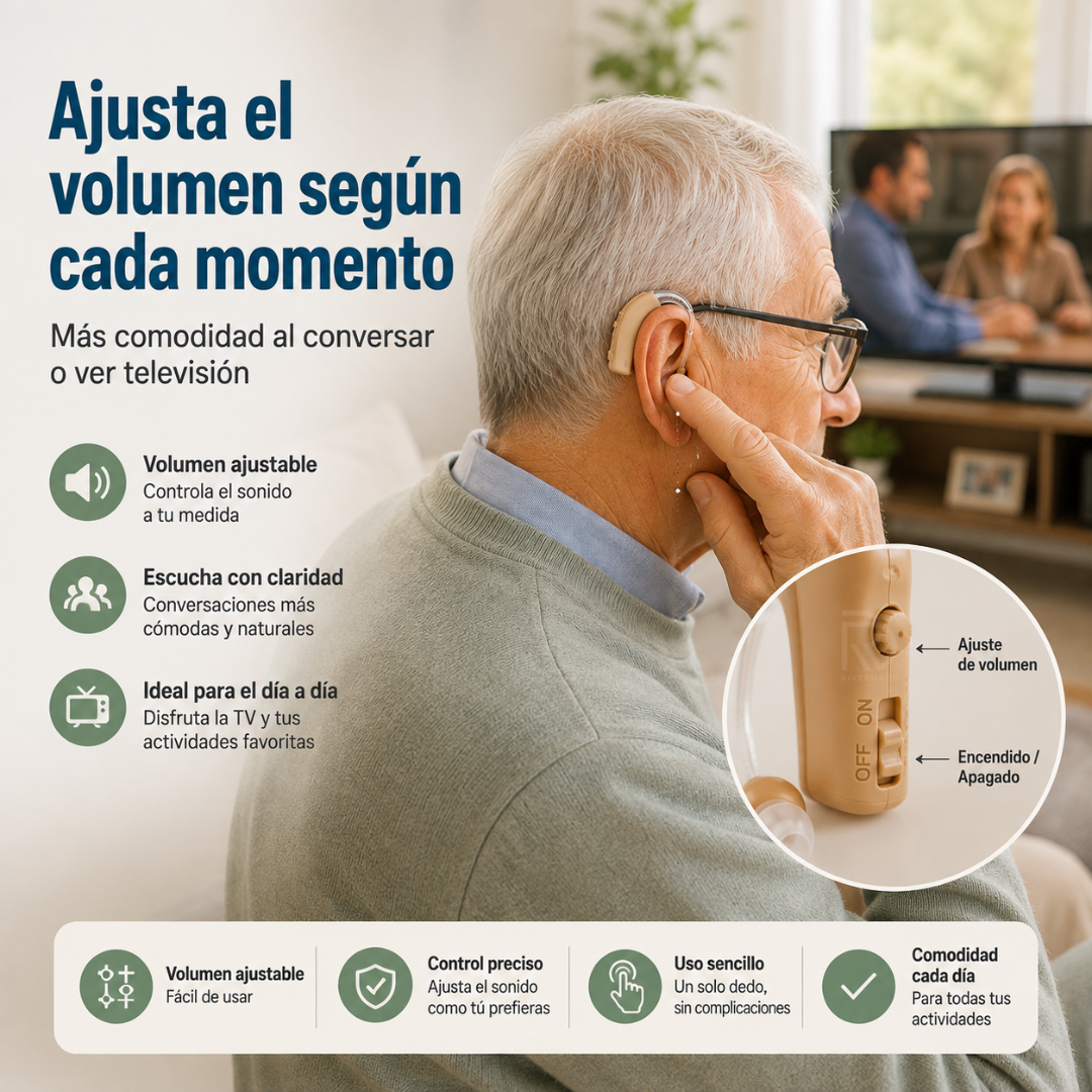 AudioVida Pro™ - Diseñado para ayudarte a escuchar mejor en tu día a día.