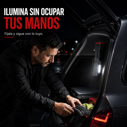 SafeLight 4 en 1™ - Mucho más que una linterna para tu auto.