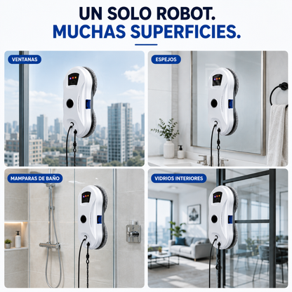 ClearView Robot™ - Cristales brillantes con solo presionar un botón.