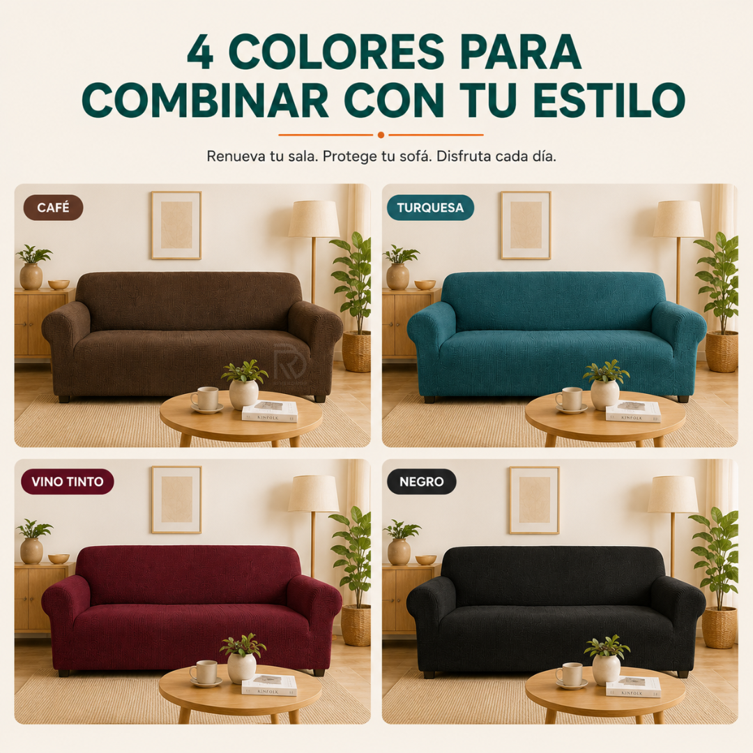SofaGuard™ - Renueva tu sala con una sola funda.