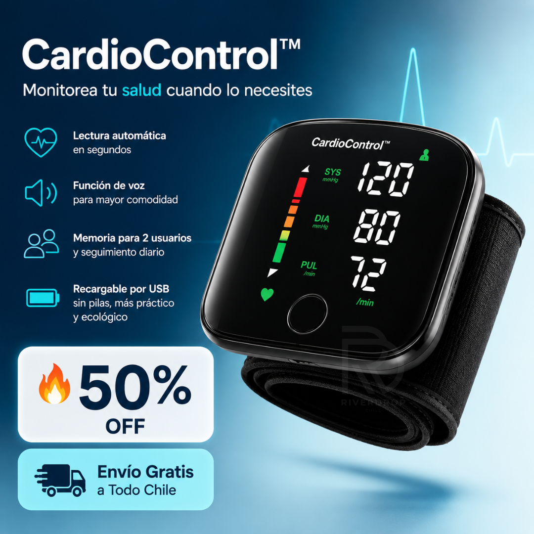 CardioControl™ - Monitorea tu salud cuando lo necesites.