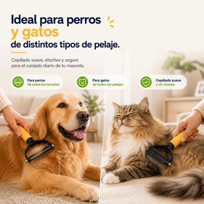 PetBrush Roller™ - Tu mascota más cómoda en cada cepillado.