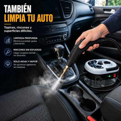SteamMaster™ - Olvídate de los químicos. Deja que el vapor haga el trabajo.