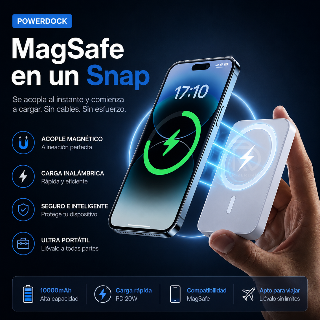 PowerDock™ - Poder portátil sin límites.