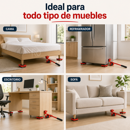 LiftMaster™ 2x1 - Mueve muebles pesados sin esfuerzo.