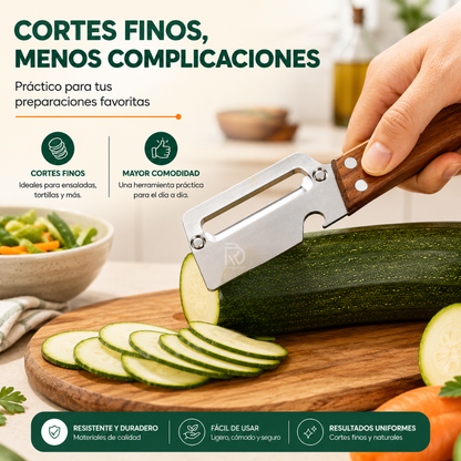 CortaFácil 3en1™ - Prepara tus verduras de forma rápida, práctica y uniforme.