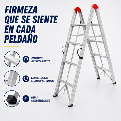 EscalaFlex 4™ - Se pliega en segundos y cabe en cualquier rincón.